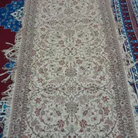 فرش دست بافت ابریشم با مرینوس|فرش|انگوران, |دیوار