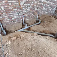 لوله کش آب و فاضلاب ساختمان