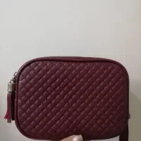 کیف زرشکی پولکی