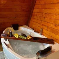 کلبه سوئیسی جکوزی دار|اجارهٔ کوتاهمدت ویلا و باغ|شیرگاه, |دیوار