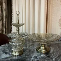 تعدادی لوازم تزئینی ‌کریستال اصل و چینی اصل فوری|ظروف سرو و پذیرایی|کرج, عظیمیه|دیوار