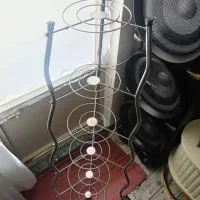 پایه قابلمه استیل فلزی دو عدد نو