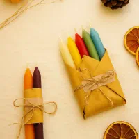 شمع قلمی ۱۰سانتی بیبی کندل با موم طبیعی پرانرژی|صنایع دستی و سایر لوازم تزئینی|تهران, صادقیه|دیوار