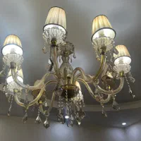 لوستر ۸شاخه شامپاینی و مدرن