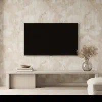 بعثت میز تلویزیون طرح چوب