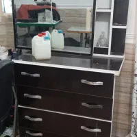 میز آرایشی دراور دار دست دوم ولی تمیز