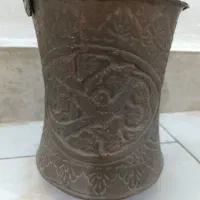 سطل مسی عتیقه