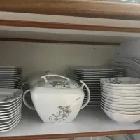 چینی تقدیس ۱۸ نفره|ظروف سرو و پذیرایی|وحیدیه, |دیوار