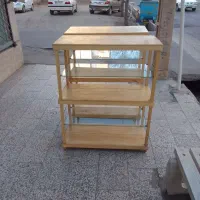 طبقه چوبی شیک|کتابخانه، شلف، قفسههای دیواری|نیشابور, شهرک فرهنگیان|دیوار