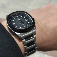ساعت مچی نقره ای مشکی