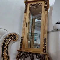 سرویس کامل چوب با بوفه میز نهارخوری|مبلمان خانگی و میز عسلی|بیرجند, |دیوار