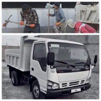 ناخاله ماسه ۰۶ نخاله سیمان/ نیسان کمپرسی خاور