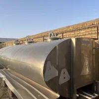 تانکر استیل ۶ تنی دو جداره مخصوص حمل شیر