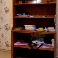 کتابخانه مستحکم و بزرگ چوبی170طول× 1 متر عرض