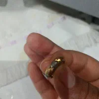 طلا گمشده یک لنگ گوشواره حلقه ای