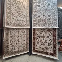 قالیچه ۴ متری سلطان اباد پالت کرم قرمز نگارین|فرش|مشهد, امیر|دیوار