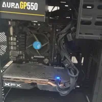 کیس قوی و مانیتور 23 اینچ گیمینگ