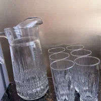 ست لیوان ۶ عددی و پارچ کریستال برند ARC