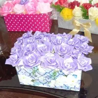 گل های روبانی ارزان هدیه روز مادروزن|گل مصنوعی|نظرآباد, رسالت|دیوار