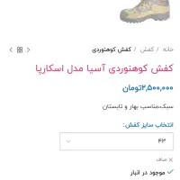 کفش کوهنوردی|کوهنوردی و کمپینگ|اسلام‌شهر, شهرک واوان|دیوار