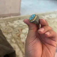 انگشت نقره دست ساز فیروزه نو معاوضه با گوشی|جواهرات|گنبد کاووس, |دیوار