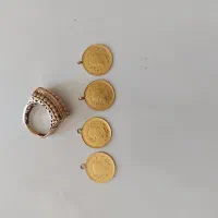 فروش طلا ربع ها تازه انگشتر دست دوم