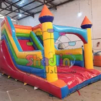 سرسره بادی قصربادی اماده ارسال ارتفاع ۴متر شادلین