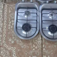 گاز رومیزی دوتایی تمیز