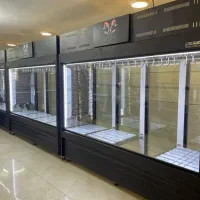 یخچال ویترینی/استیل/دوطرف نما/مرغی/فروشگاه