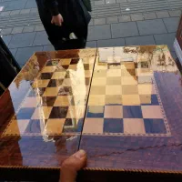 تخته نرد ریشه|کلکسیون اشیاء عتیقه|فردیس, فردیس|دیوار