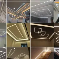 اجرای سقف کناف،سقف کاذب ،لاین نوری|خدمات پیشه و مهارت|ساوه, |دیوار