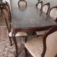 میز وصندلی ناهار خوری.۸ نفره|میز و صندلی غذاخوری|تهران, نظام‌آباد|دیوار