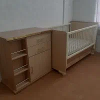 سرویس تخت و کمد و درآور نوزاد|تخت و صندلی بچه|تهران, شهرک گلها (تهرانسر)|دیوار
