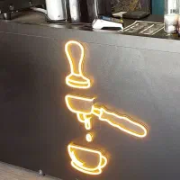 نئون طرح قهوه