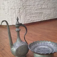 آفتابه لگن مس قدیمی