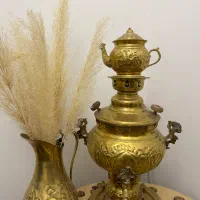 سماور برنجی ذغالی|سماور، چایساز، قهوهساز|اندیشه, اندیشه فاز ۱|دیوار