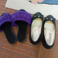 کفش مجلسی و دمپایی رو فرشی