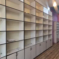 قفسه تمام ام دی اف سفید