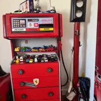 سرویس تخت و کمد و پمپ بنزین ماشینی طرح فراری