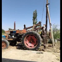 حفاری  چاه آب با دستگاه ضربه ای مجهز