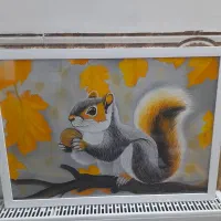 تابلو نقاشی سنجاب