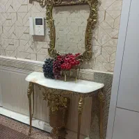 اینه کنسول برنزی و کنار سالنی|بوفه، ویترین، کنسول|سهند, |دیوار