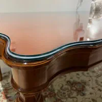 میز ۱۱۰ در ۱۷۰ از برند ویستا با شیشه و بدون صندلی