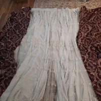 پرده تورطرح دارمجلسی با آستری ضد افتاد با ۲ کناره
