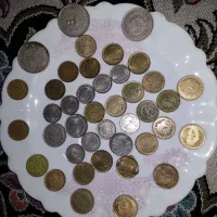 ۶۲ عدد سکه قدیمی ۱ریالی ۱۰ ریالی ۵ریالی ۵۰رالی