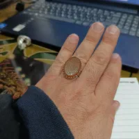 انگشتر عقیق یمنی زرد|جواهرات|آذرشهر, |دیوار