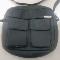 کیف چرم سرمه ای