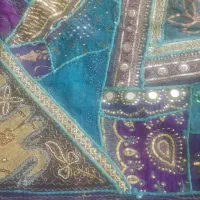 3عدد رو تختی کارشده هندی کاردست و گیپور و ساتن|سرویس روتختی|تهران, کوهک|دیوار