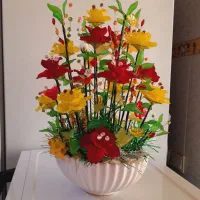 گل کریستال|گل مصنوعی|یاسوج, |دیوار