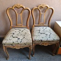 دو عدد صندلی چوب کلاسیک
